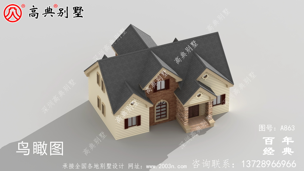 一樓鄉村別墅設計家庭圖紙,占地約146平方米,