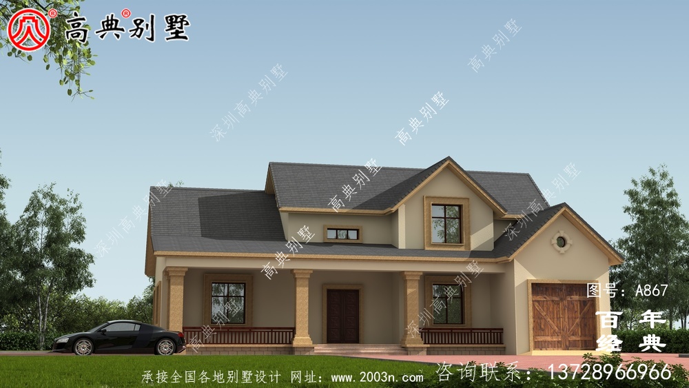 一層別墅的設計圖包括效果圖和農村自建閣樓的 一層別墅的設計圖包括效果圖和農村自建閣樓的