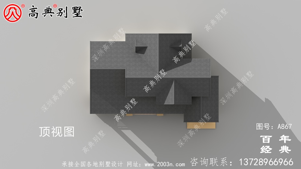 一層別墅的設計圖包括效果圖和農村自建閣樓的