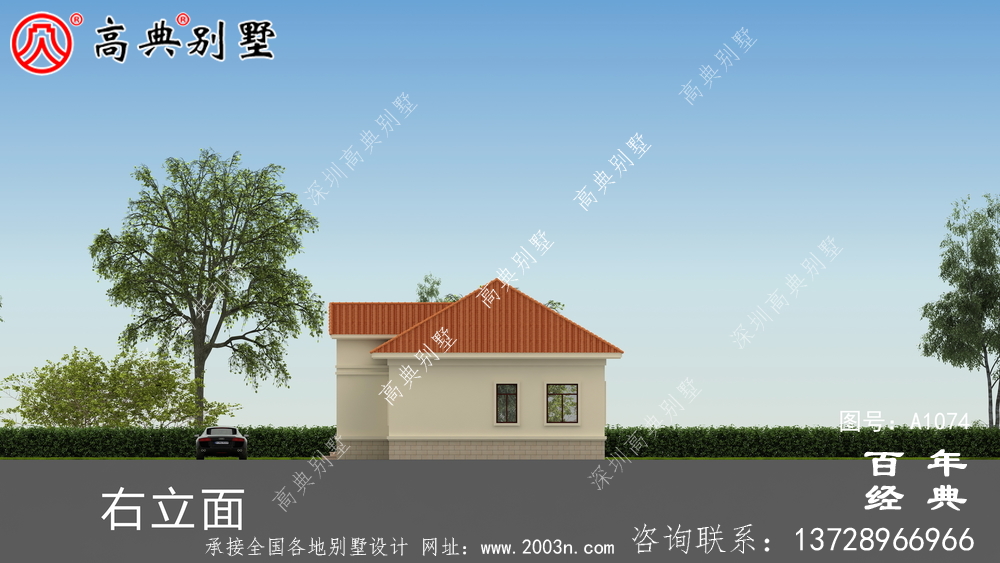 新農村一樓簡易自建別墅設計圖紙齊全。