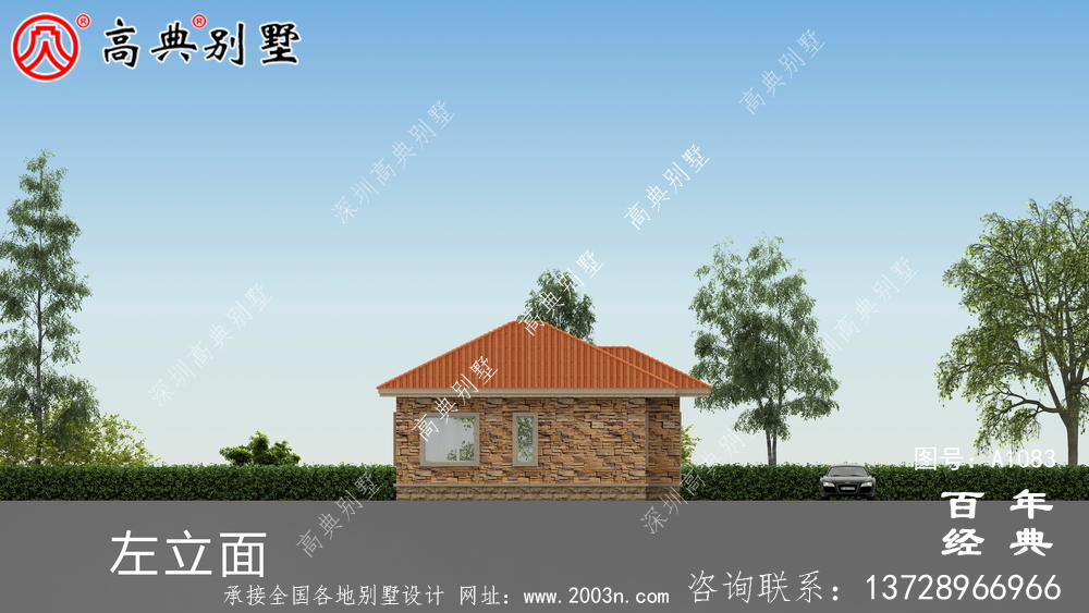 預(yù)算10萬(wàn)元的歐式一層別墅設(shè)計(jì),農(nóng)村一層自建住