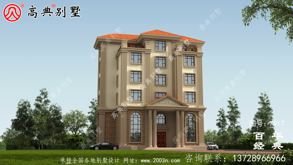 面積208平方米的經典五層別墅設計圖,包括效果圖。 面積208平方米的經典五層別墅設計圖,包括效果圖。