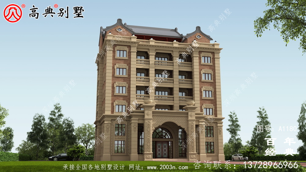 347平方米農(nóng)村法式別墅設(shè)計(jì),包括全套施工圖 347平方米農(nóng)村法式別墅設(shè)計(jì),包括全套施工圖