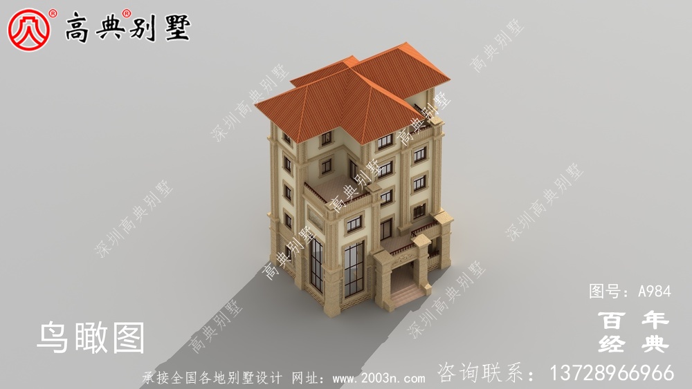簡(jiǎn)單實(shí)用的五層農(nóng)村自建住宅設(shè)計(jì),面積159平方米。