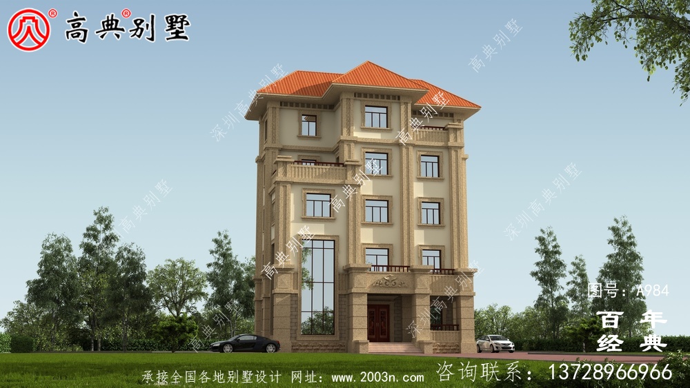 簡(jiǎn)單實(shí)用的五層農(nóng)村自建住宅設(shè)計(jì),面積159平方米。