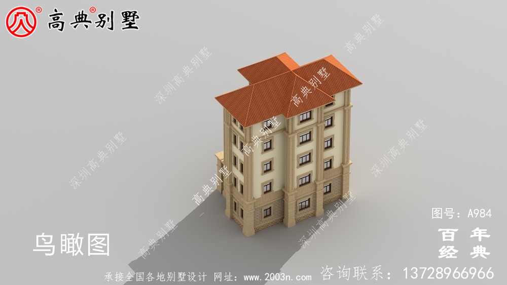 簡(jiǎn)單實(shí)用的五層農(nóng)村自建住宅設(shè)計(jì),面積159平方米。