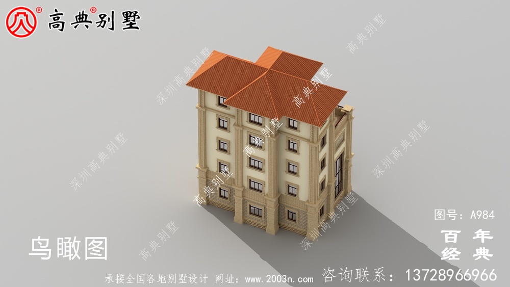 簡(jiǎn)單實(shí)用的五層農(nóng)村自建住宅設(shè)計(jì),面積159平方米。
