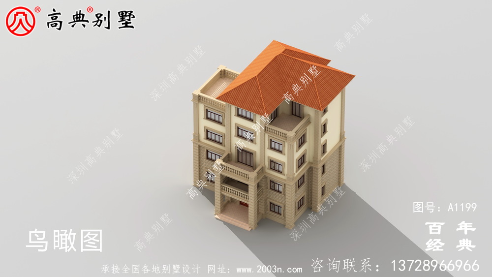 農(nóng)村大戶型五層自建別墅設(shè)計(jì)圖紙,室內(nèi)功能齊全