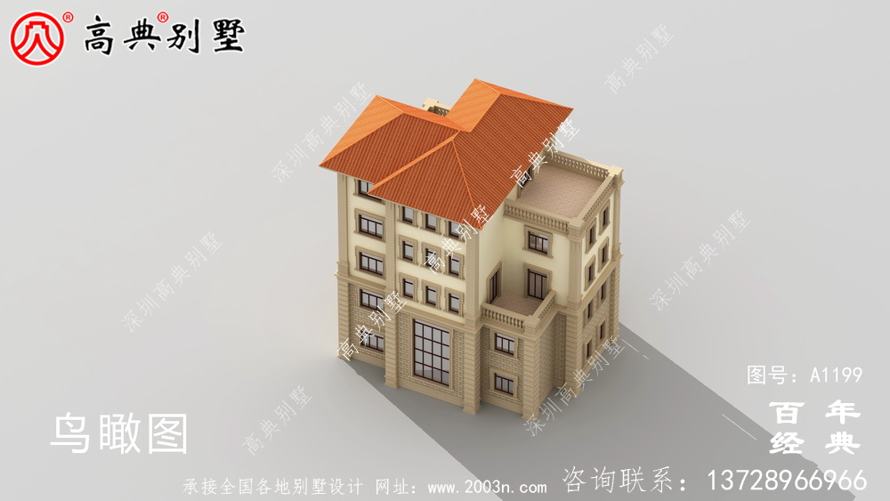 農(nóng)村大戶型五層自建別墅設(shè)計(jì)圖紙,室內(nèi)功能齊全