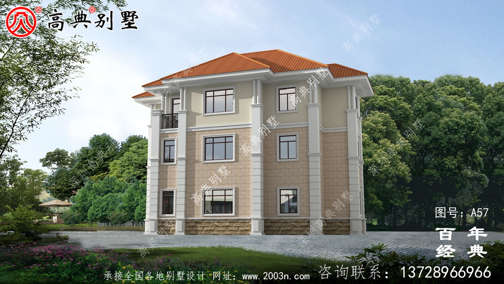 三層新農(nóng)村小別墅設(shè)計圖施工圖_農(nóng)村三層住宅設(shè)計