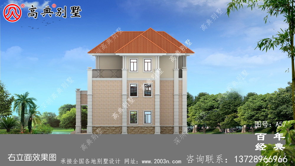 三層新農(nóng)村小別墅設(shè)計圖施工圖_農(nóng)村三層住宅設(shè)計