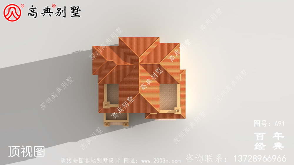 好看的三層帶陽臺鄉(xiāng)村小別墅設計圖紙 三層別墅設計