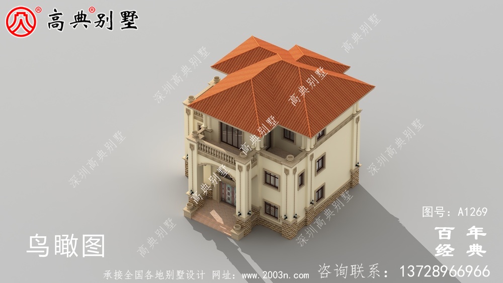 歐式風(fēng)格三層別墅設(shè)計(jì)圖紙_三層別墅圖紙