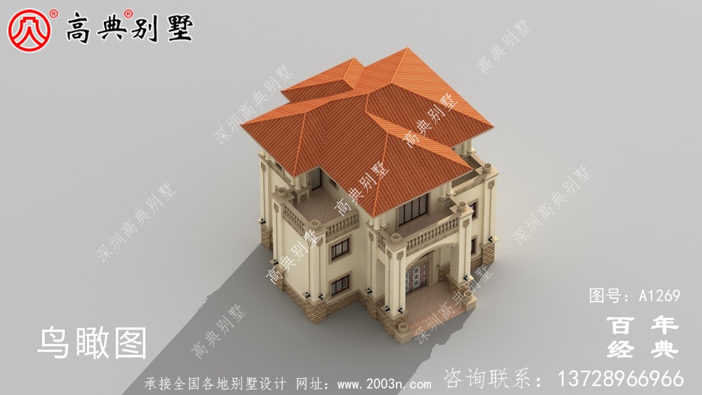 歐式風(fēng)格三層別墅設(shè)計(jì)圖紙_三層別墅圖紙