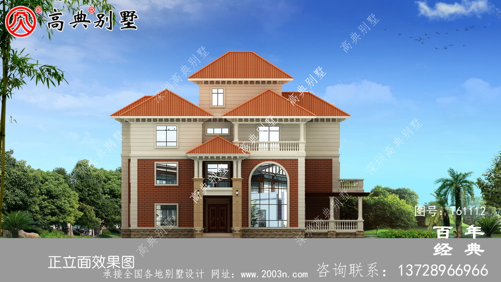 復(fù)式四層歐式別墅施工圖設(shè)計_農(nóng)村四層別墅設(shè)計圖紙