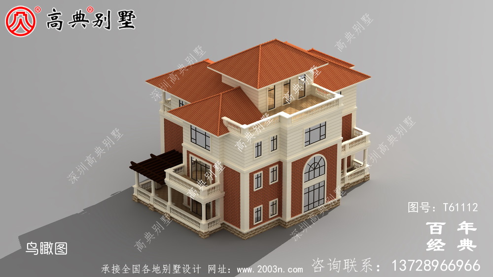復(fù)式四層歐式別墅施工圖設(shè)計_農(nóng)村四層別墅設(shè)計圖紙