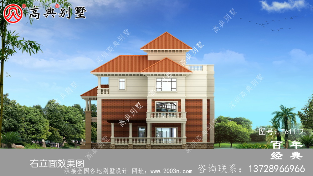 復(fù)式四層歐式別墅施工圖設(shè)計_農(nóng)村四層別墅設(shè)計圖紙