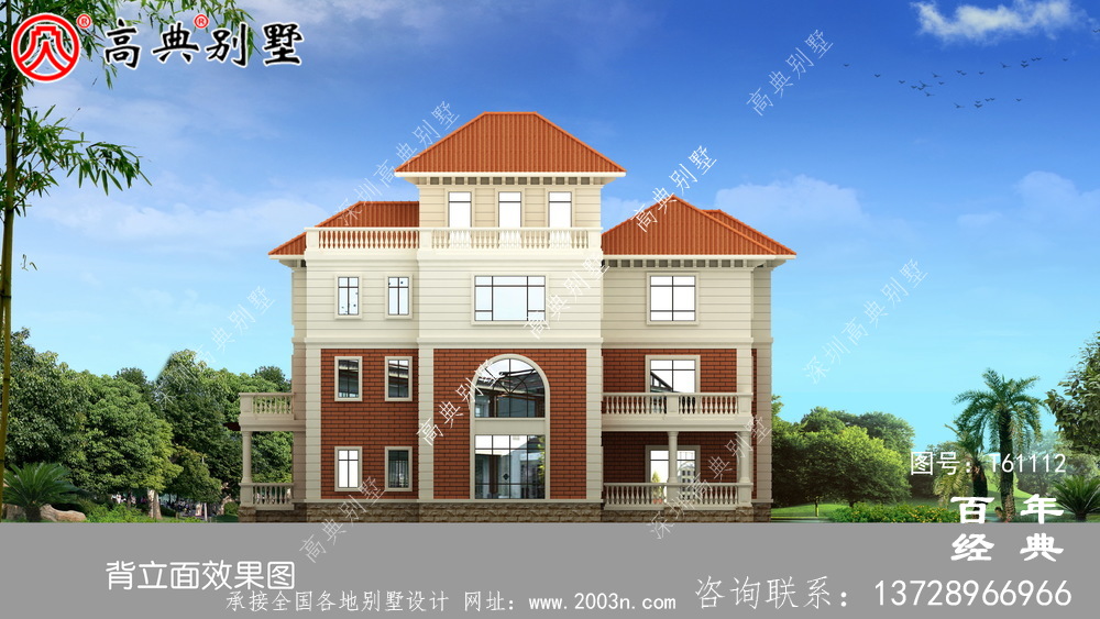 復(fù)式四層歐式別墅施工圖設(shè)計_農(nóng)村四層別墅設(shè)計圖紙