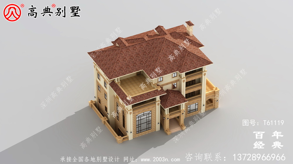 復(fù)式四層歐式別墅設(shè)計圖紙與效果圖大全_農(nóng)村四層別墅設(shè)計
