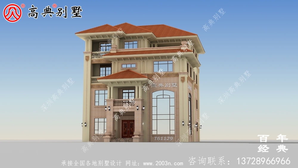 農村四層復式別墅建筑設計圖_農村四層房屋設計