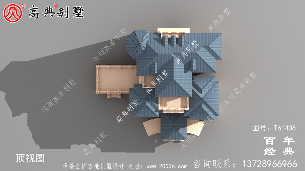 歐式四層豪華別墅設計全套圖紙_四層別墅設計圖紙