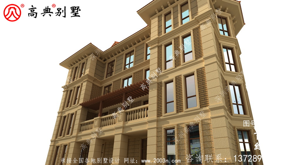 歐式四層復(fù)式別墅設(shè)計(jì)全套圖紙_四層別墅設(shè)計(jì)圖紙