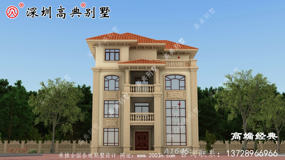 農村四層漂亮樓房設計圖,比城堡還漂亮,你們覺得呢? 農村四層漂亮樓房設計圖,比城堡還漂亮,你們覺得呢?