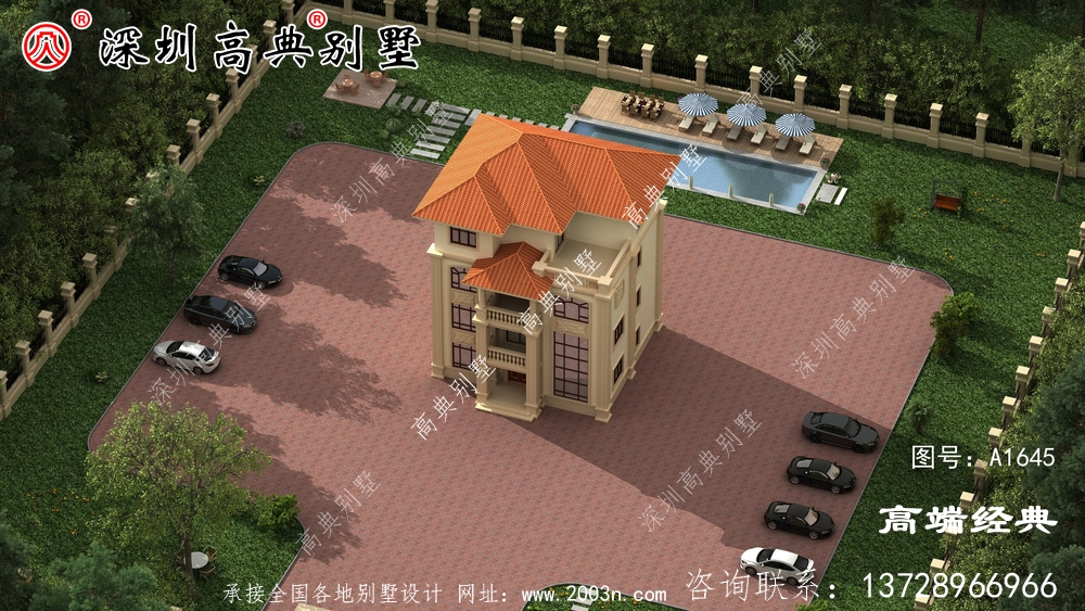 農村四層漂亮樓房設計圖,比城堡還漂亮,你們覺得呢?
