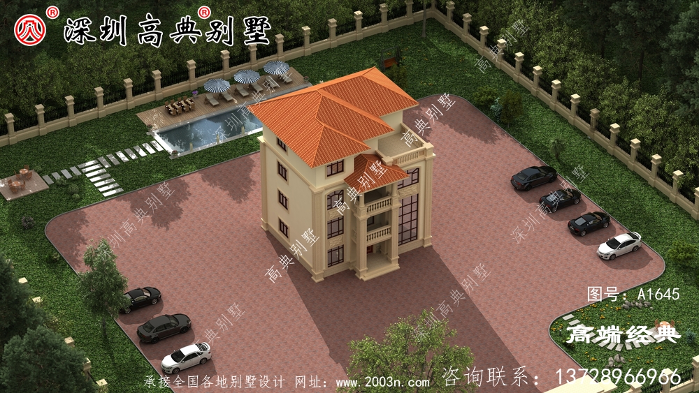 農村四層漂亮樓房設計圖,比城堡還漂亮,你們覺得呢?