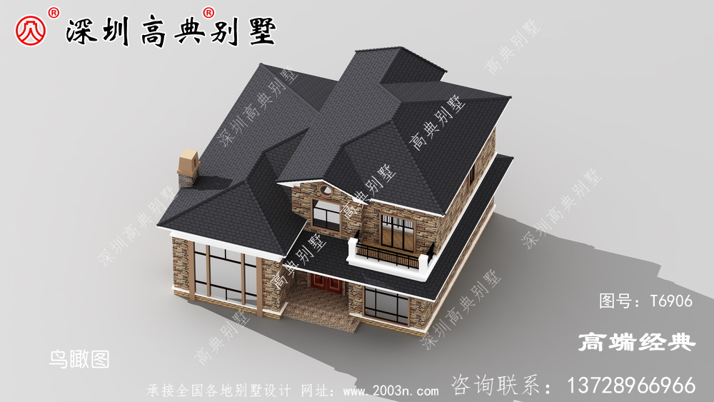 鄉村二層樓簡約大氣效果圖,鄉村建房首選,你心動了嘛。