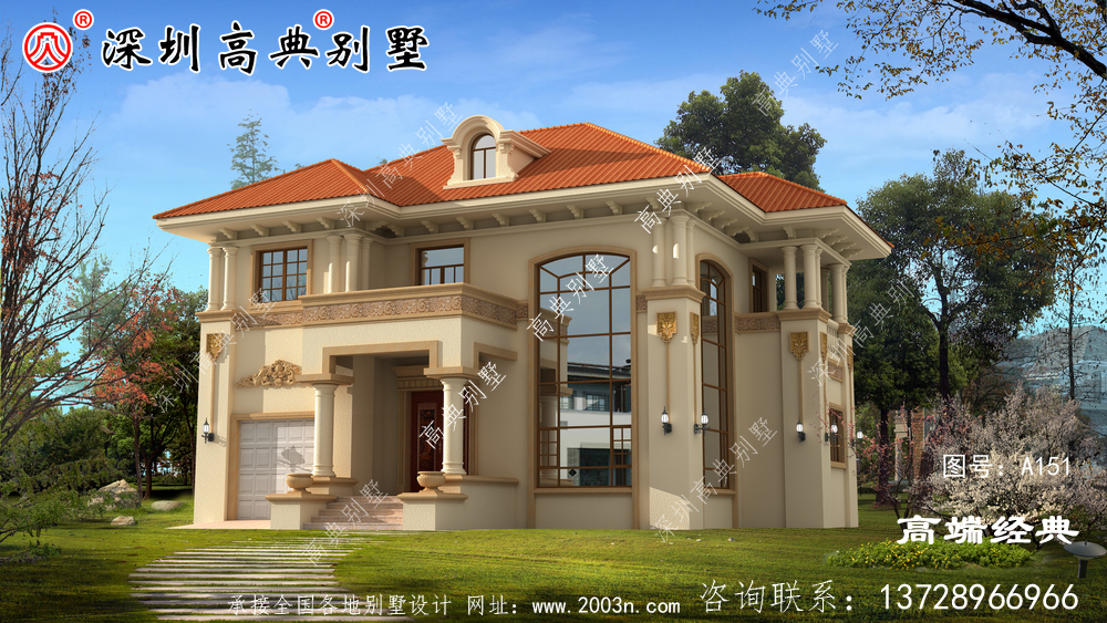 農村自建房二層別墅設計圖