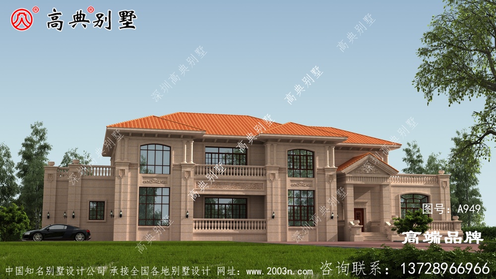 該別墅是典型的歐式風格采用歐式石材裝飾簡潔大氣 該別墅是典型的歐式風格采用歐式石材裝飾簡潔大氣