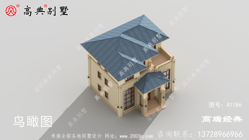 想蓋房就選這款別墅,設計十分美觀,外觀簡約大方。
