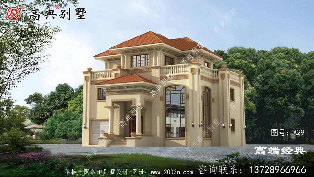 鄉(xiāng)村歐式三層別墅設(shè)計(jì)圖,父母住在里面天天樂(lè)呵呵 鄉(xiāng)村歐式三層別墅設(shè)計(jì)圖,父母住在里面天天樂(lè)呵呵
