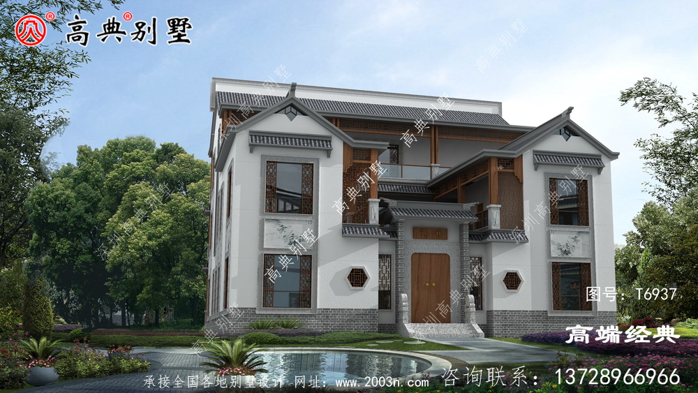 中式經典灰白組合,室內功能更是齊全 中式經典灰白組合,室內功能更是齊全